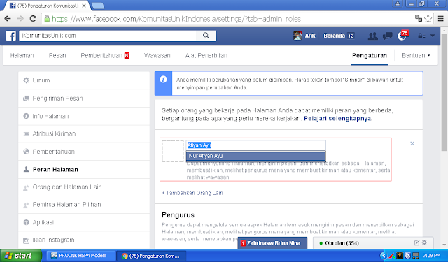 Cara Menambahkan Admin Fanspage 3