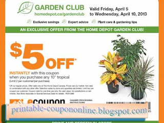 Free Printable Home Depot Coupons