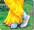 [Krishna's lotus feet]