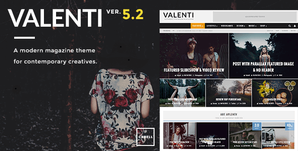 قالب ڨالنتي Valenti