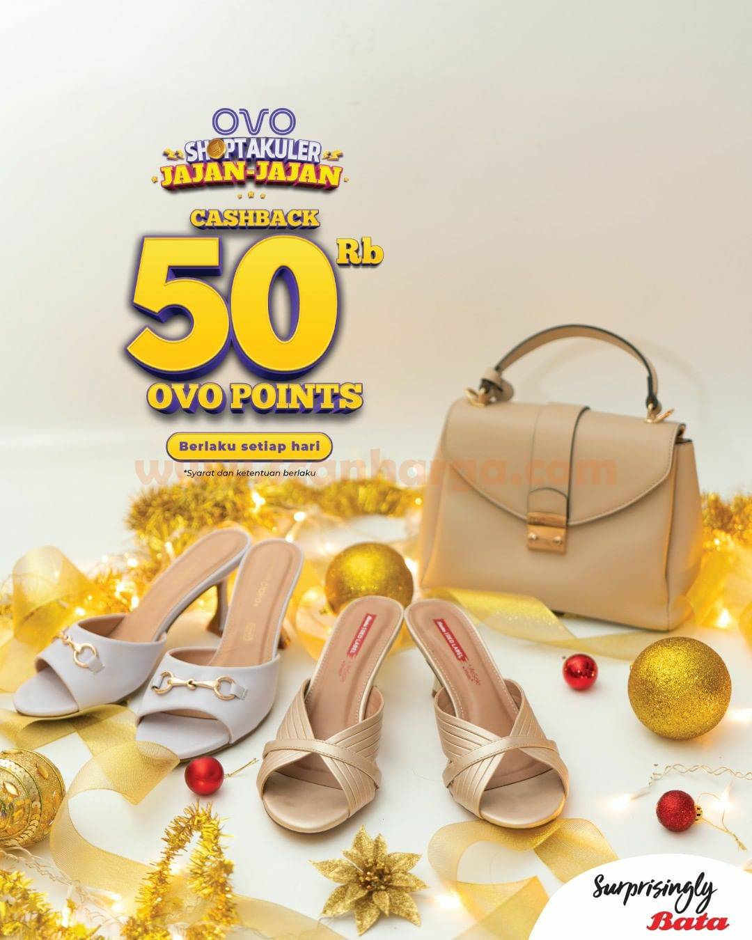 Promo BATA OVO SHOPTAKULER – CASHBACK hingga 50.000 OVO POINTS