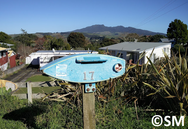 Photo d'une boite au lettres voilier de Nouvelle-Zélande