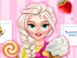 Join Princess Elsa in a new culinary adventure. Recently, Elsa has gone to cooking, and you know there are even positive things. The girl wants to learn how to cook deliciously in order to please her beloved Jack.