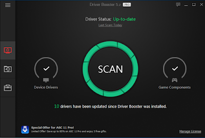 Free Driver Update IObit Driver Booster 5 2018 with License Key on Virus Solution Provider