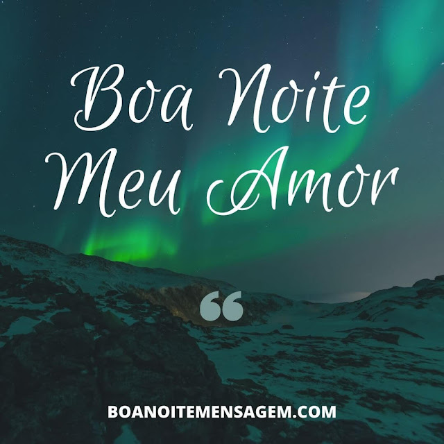 boa noite meu amor