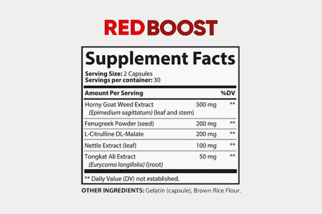 red boost suppliments facts