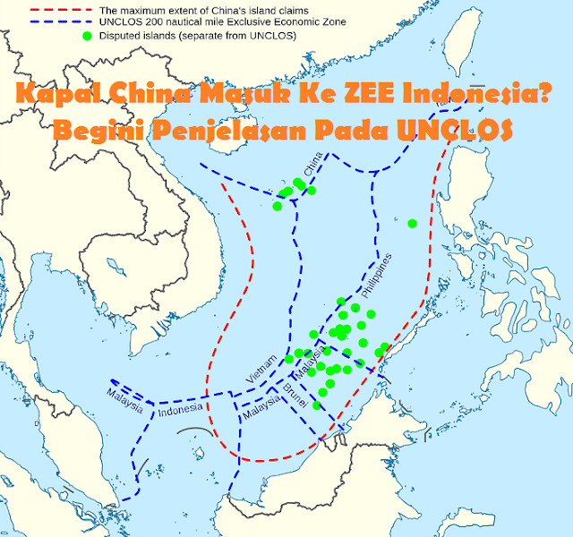 Kapal China Masuk Ke ZEE Indonesia? Begini Penjelasan Pada UNCLOS