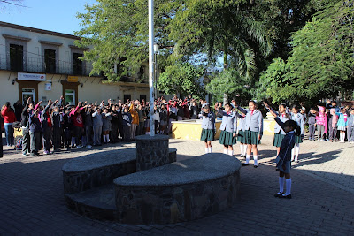 Conmemoran el 103 Aniversario de la promulgación de la Constitución Mexicana en Álamos 