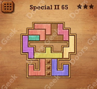 Cheats, Solutions, Walkthrough for Wood Block Puzzle Special II Level 65