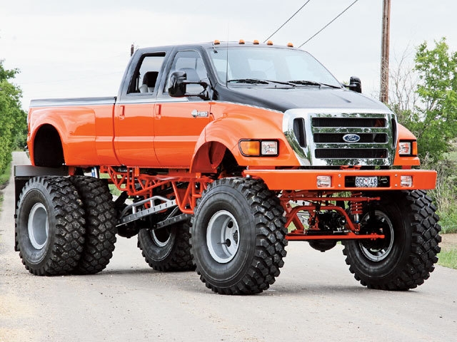 Lifted Ford F650 17855