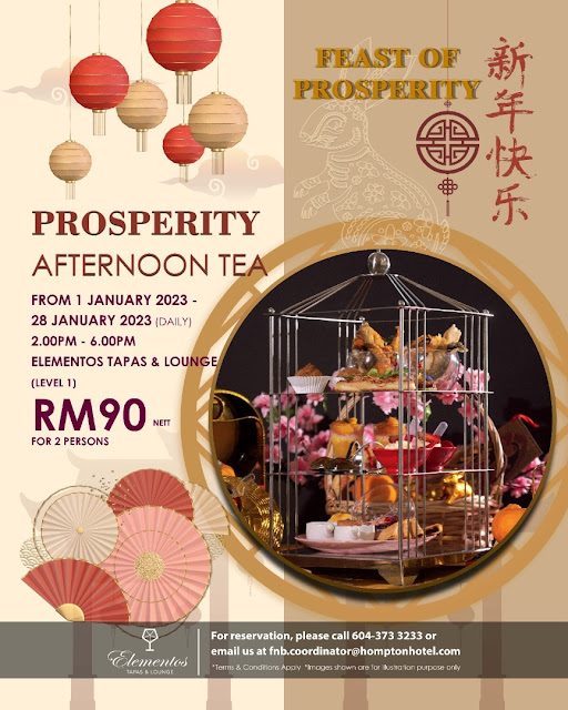 Chinese New Year Steamboat, Buffet & High Tea @ Hompton Hotel Penang