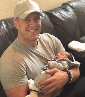 Jj Watt With His Son