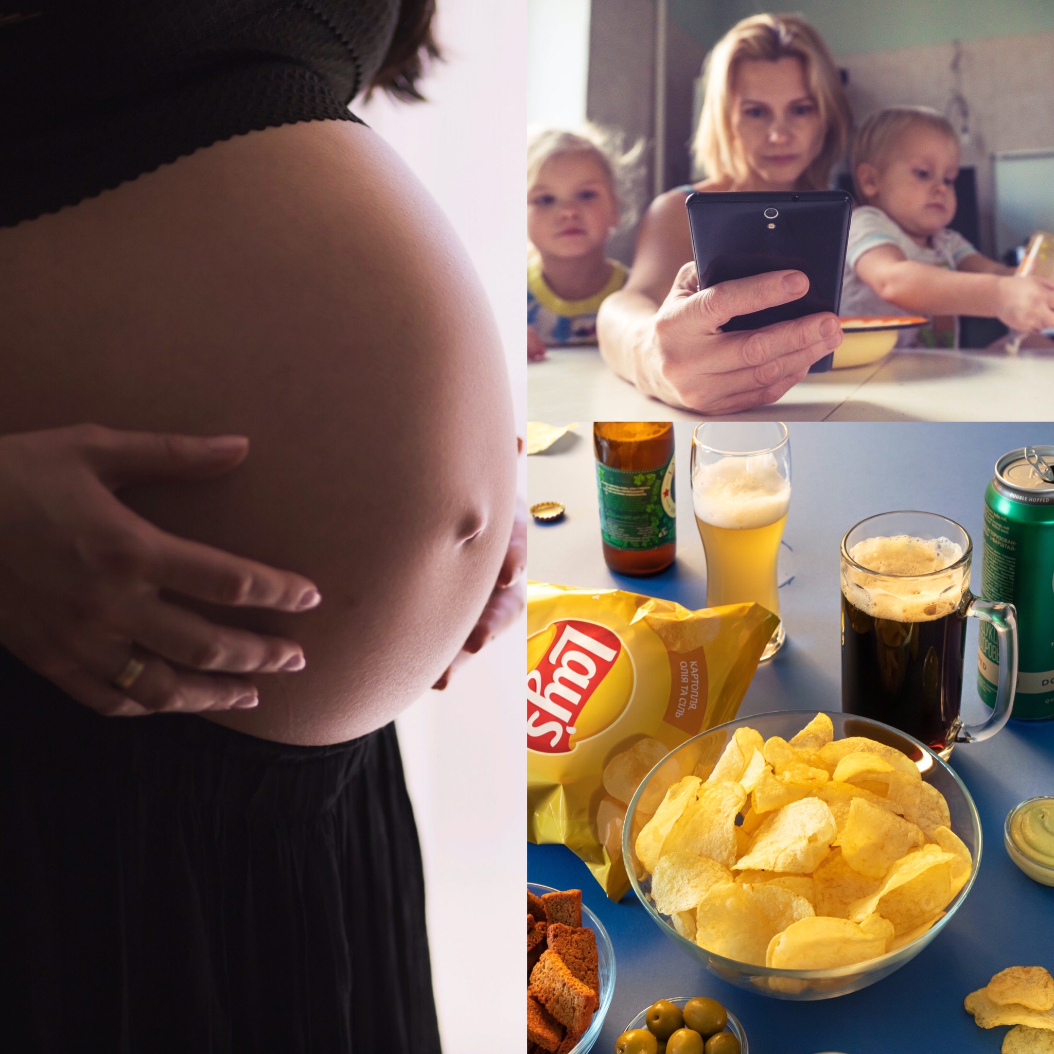 產後因為育兒的壓力總是靠著吃高熱量的食物及喝含糖飲料紓壓。