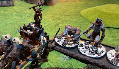 Warhammer The Old World battle report - Wood Elves vs Beastmen - 1300pts