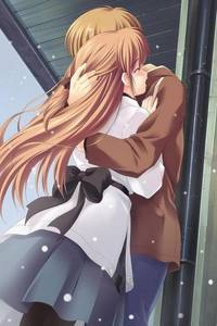 3D Anime Couples Hugging HD Wallpapers Free Download