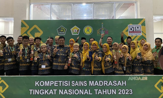 Kontingen Provinsi Lampung Raih 3 Medali Emas di Kompetisi Sains Madrasah (KSM) Nasional