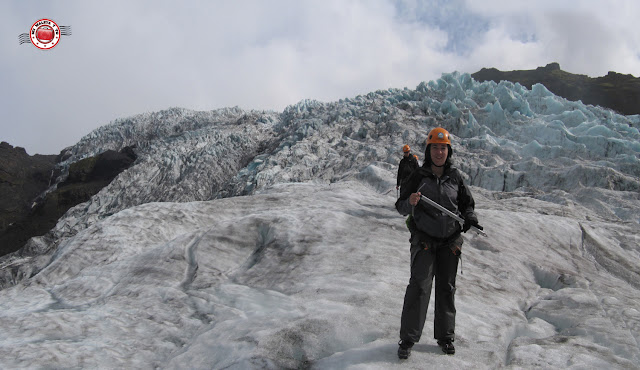 Trekking en glaciar