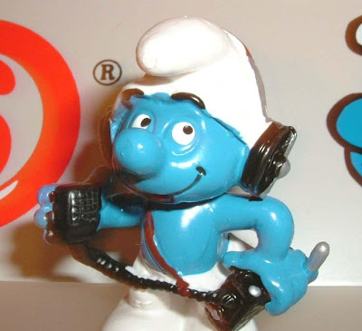 CB operator Smurf figure Peyo Schleich