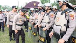 466 Personel Polres Lamtim Bakal di Terjunkan untuk Mengamankan Pilkades dan Pemilu