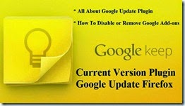 Current Version Plugin Google Update Firefox