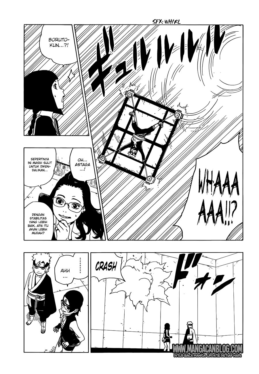 Boruto Chapter 18 Bahasa Indonesia  Tangan-Spoiler Boruto 19-Mangajo 20