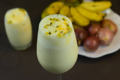 Passion Fruit Banana Milkshake