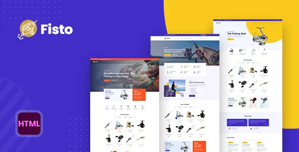 Best Fishing and Hunting Hobby Accessories Store HTML5 Responsive Template