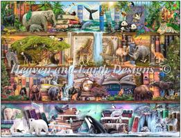 	HAED artwork by Aimee Stewart	"	AIS SSMC-16499 The Amazing Animal Kingdom - (238цв)	