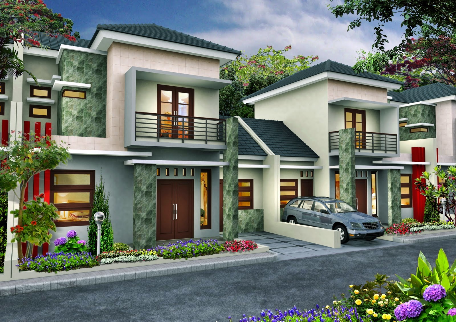  Gambar  Desain Rumah  Minimalis  Yang Asri  Wallpaper Dinding