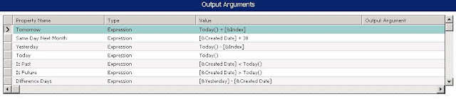 Julian Month in Siebel Workflow Expression