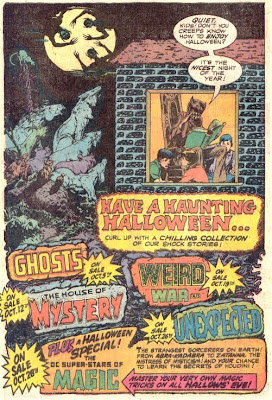 Haunting Halloween 1977 ad from DC Comics