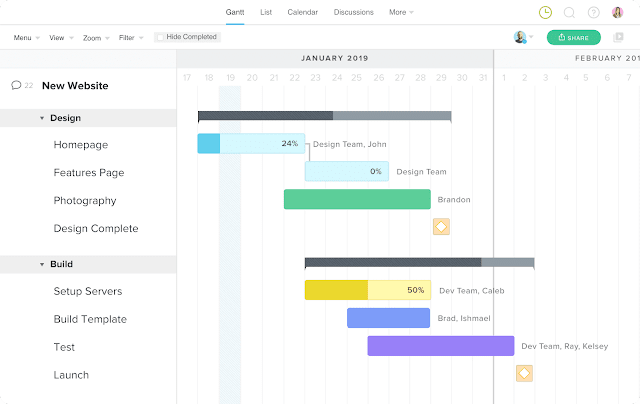 Web Design Project Timeline