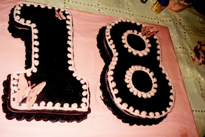 80th Birthday Cakes on An 18th Birthday Cake Made For A Special Young Lady    The 1 Is A