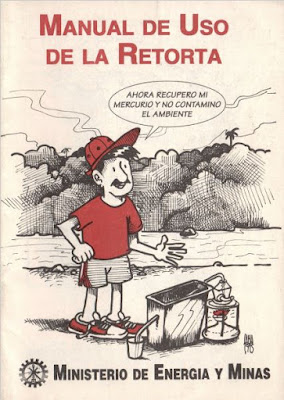 uso de la retorta en mineria, uso de la retorta en pequeña mineria, uso de retorta mineria artesanal, peligros del mercurio, seguridad manipulacion de mercurio
