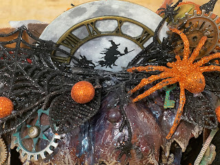 Cute and Creepy Challenge: Mixed Media Halloween Pumpkin by Jason Duigou with Duigou Designs