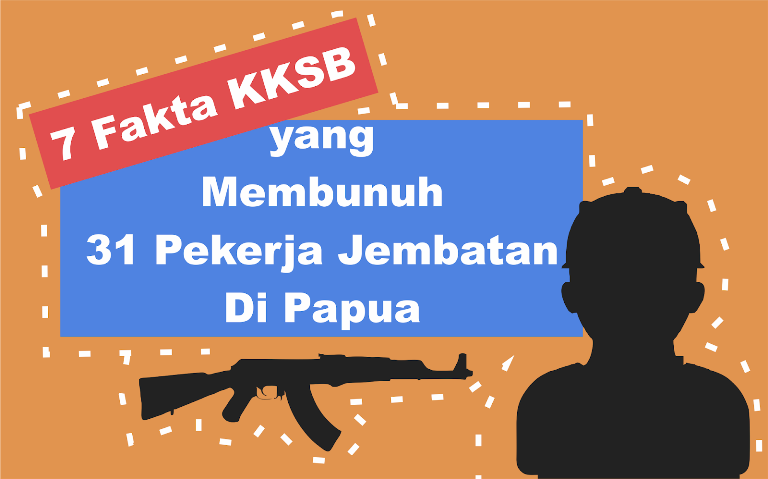 7 Fakta KKSB yang Membunuh 31 Pekerja Jembatan Di Papua