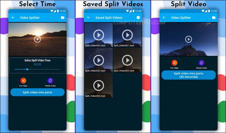 تطبيق Video Splitter