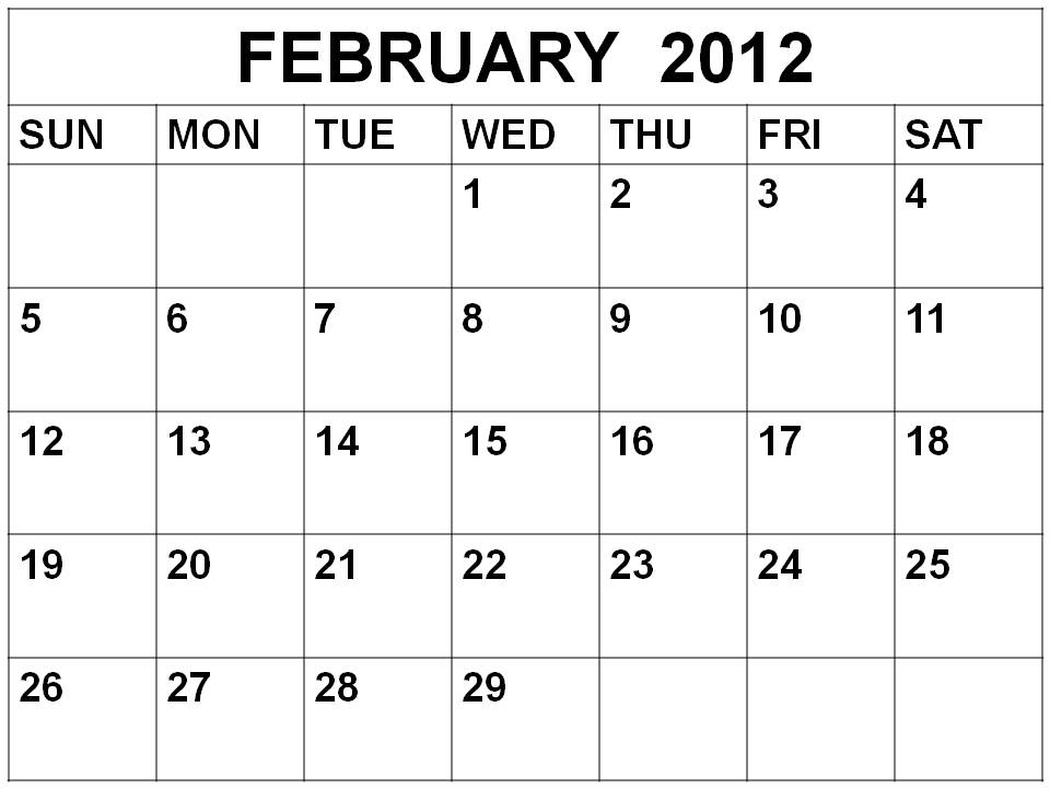 2012 calendar february. calendar february 2012. nv