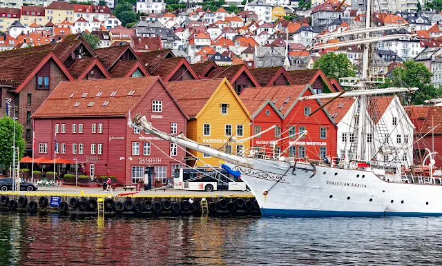 Bergen, fiordos noruegos