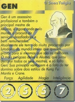 Gen 2 - Card Street Fighter Zero 2