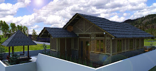 Desain Rumah Bambu