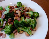 Broccoli, Bacon and Cashew Salad