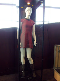 Female red Star Trek uniform
