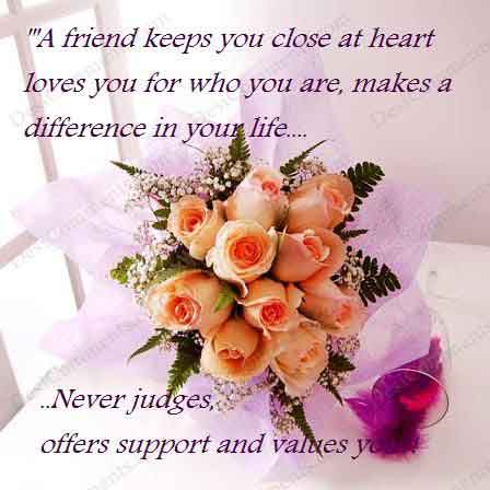 beautiful friendship quotes with. quot;The glory of friendship is