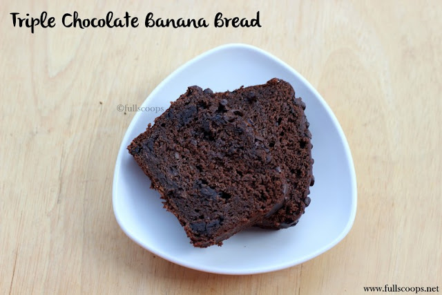 Triple Chocolate Banana Bread