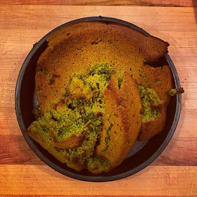 healthy green smoothie muffins cake quarantine recipe Troian Bellisario