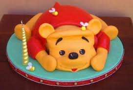 TORTA CON WINNIE POOH fiestitainfantil.blogspot.com