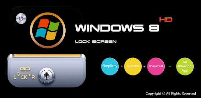 Windows 8 HD Pro Lockscreen v2.00 Apk App