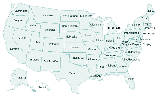 I went through the map which tags each states 