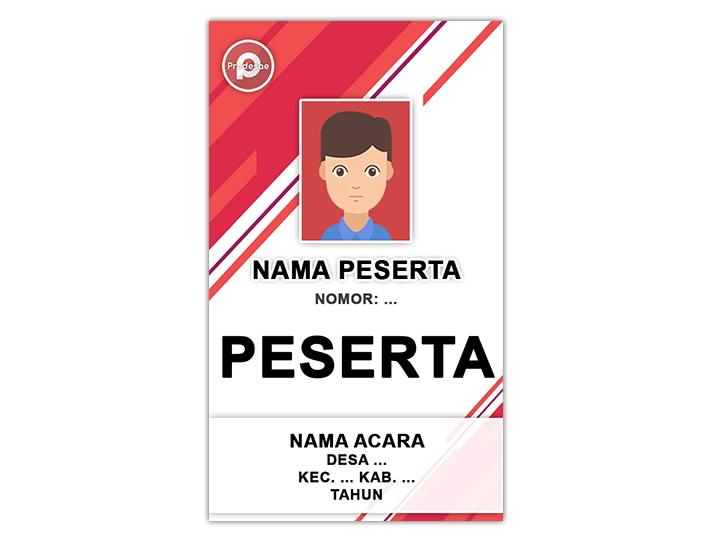 Download Template ID Card Peserta File PSD